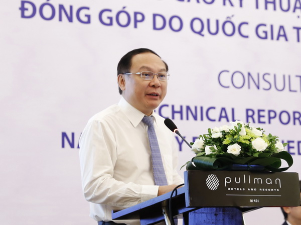 Tham vấn Báo cáo kỹ thuật về rà soát và cập nhật đóng góp do quốc gia tự quyết định (NDC) của Việt Nam 